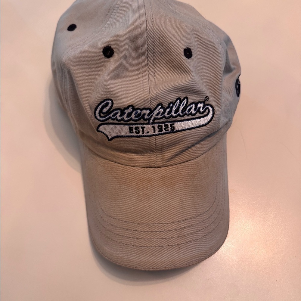 Caterpillar Tan Baseball Cap adjustable size